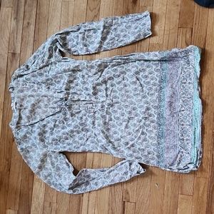 Athleta Paisley bathing suit cover up